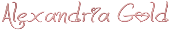 Singer Alexandria Gold logo Rosegold